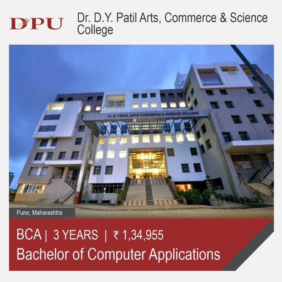 BCA at Dr. D.Y. Patil Arts, Commerce And Science College, Pune